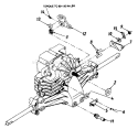 Part Location Diagram of 918-0255A MTD Transmission Comp